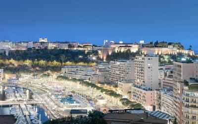 Close to the Casino Gardens - Overlooking the Port of Monaco