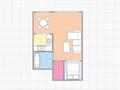 Spacieux studio avec balcon - Les Rotondes, Jardin Exotique - Locations de bureaux